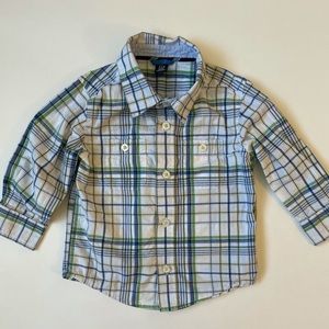 GAP 18-24 Toddler Boy Button Down Dress Shirt